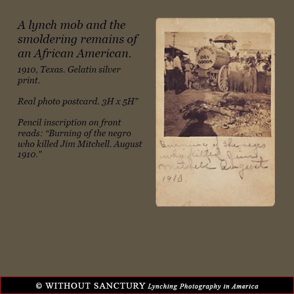Without Sanctuary: Lynching Photogrpahy in America